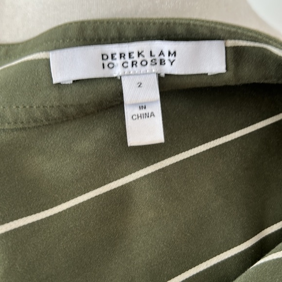 Derek Lam 10 Crosby Olive Dress 2 - Picture 7 of 7